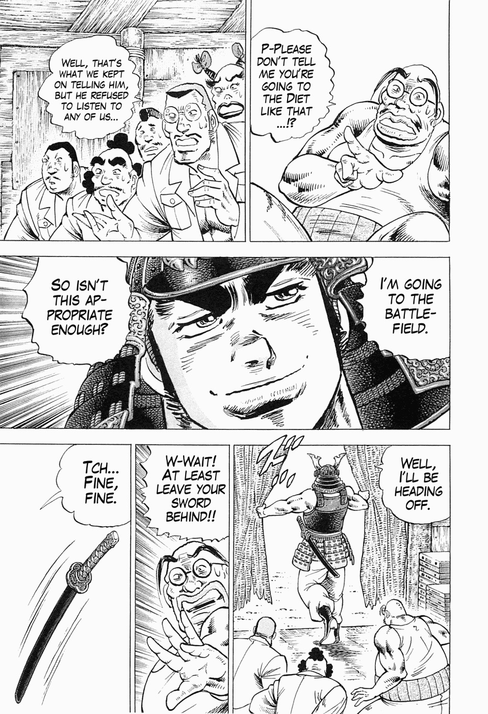 Tenkamusou Edajima Hirayatsuden Chapter 58 page 10 - Chapter 58: I am Tsurugi Jotaro!!