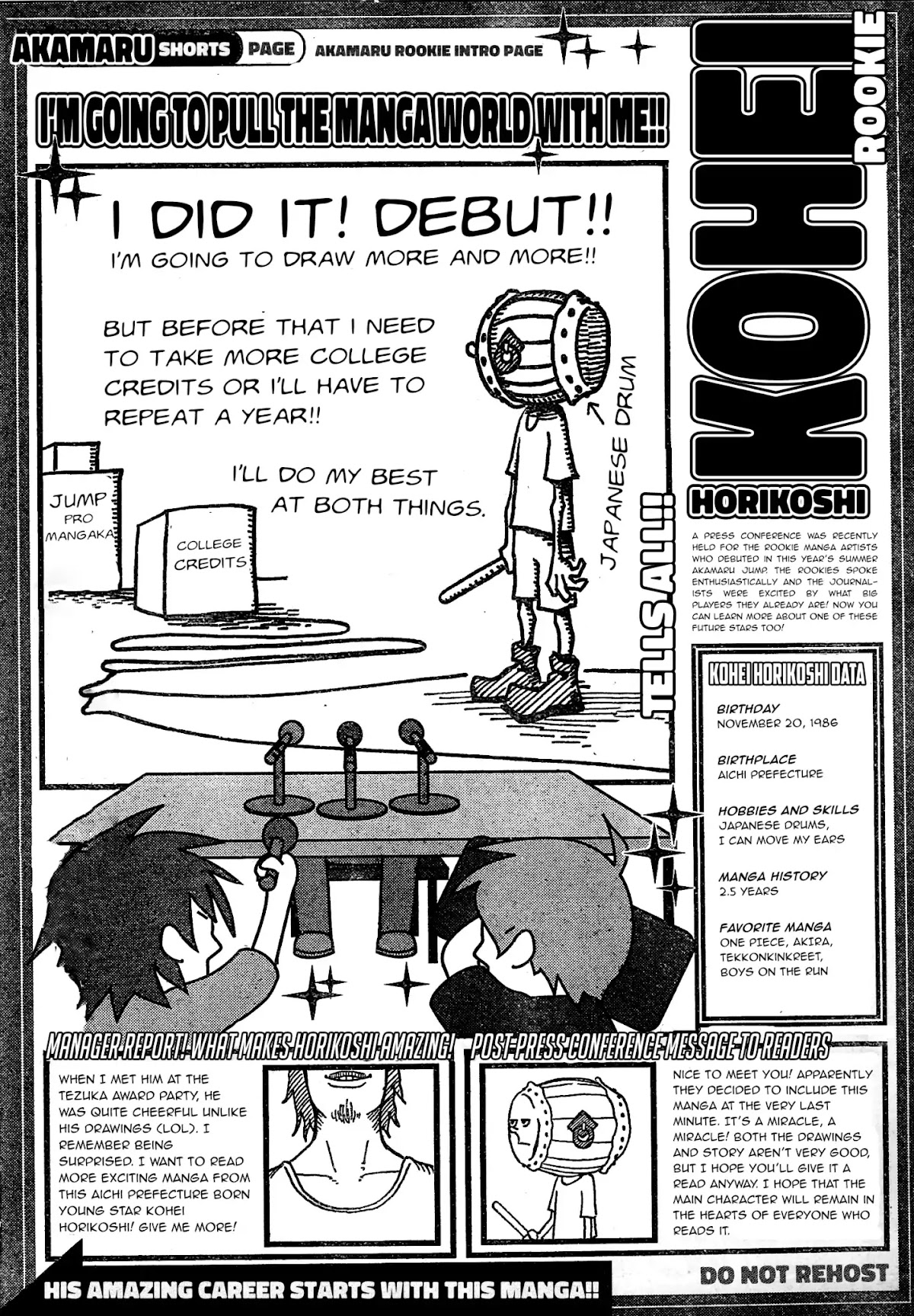 Tenko (Kouhei Horikoshi) Chapter 0 page 1 - Tenko: [END]