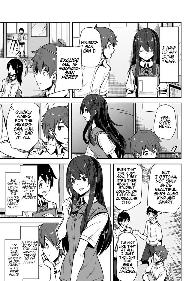 Tenkosaki: The Neat and Pretty Girl at My New School Is a Childhood Friend of Mine Who I Thought Was a Boy Chapter 1 page 13 - Chapter 1: Two Old Friends, Reunited
