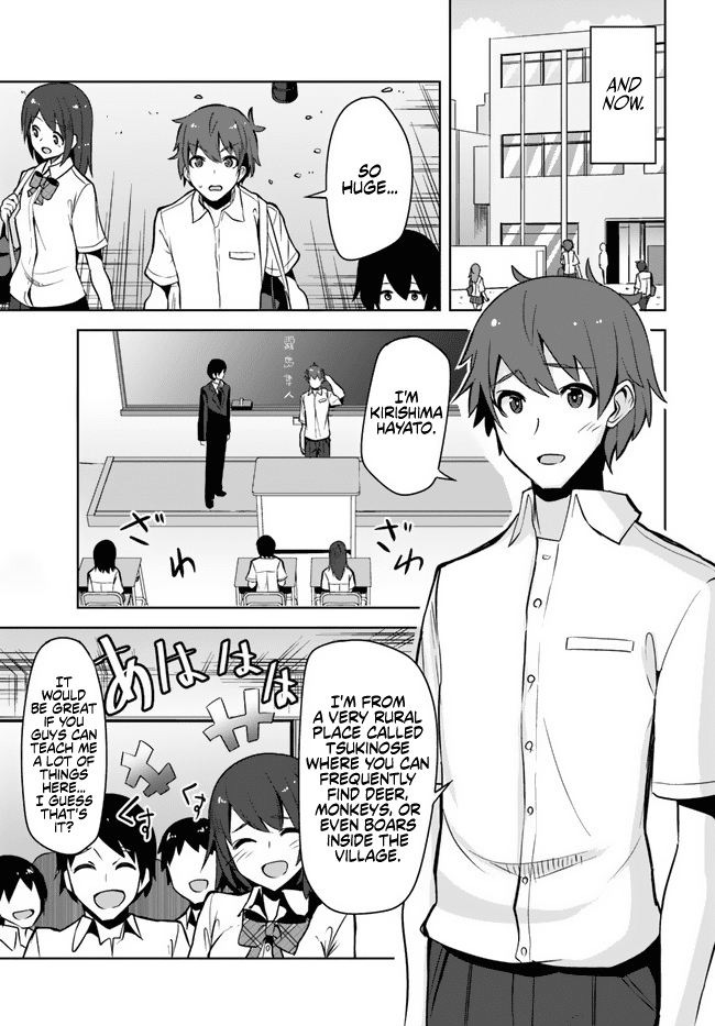 Tenkosaki: The Neat and Pretty Girl at My New School Is a Childhood Friend of Mine Who I Thought Was a Boy Chapter 1 page 5 - Chapter 1: Two Old Friends, Reunited