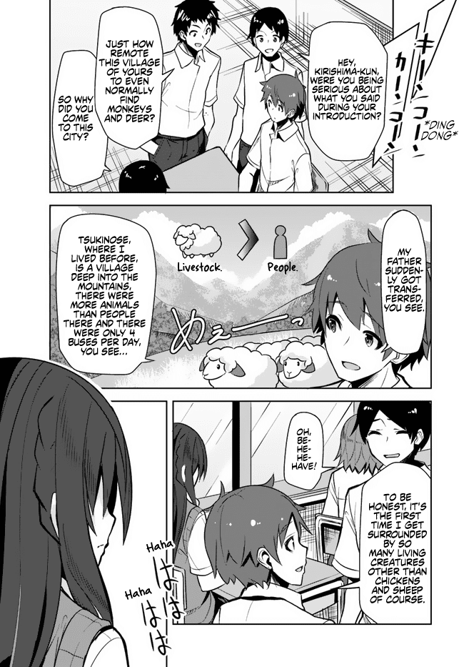 Tenkosaki: The Neat and Pretty Girl at My New School Is a Childhood Friend of Mine Who I Thought Was a Boy Chapter 1 page 9 - Chapter 1: Two Old Friends, Reunited
