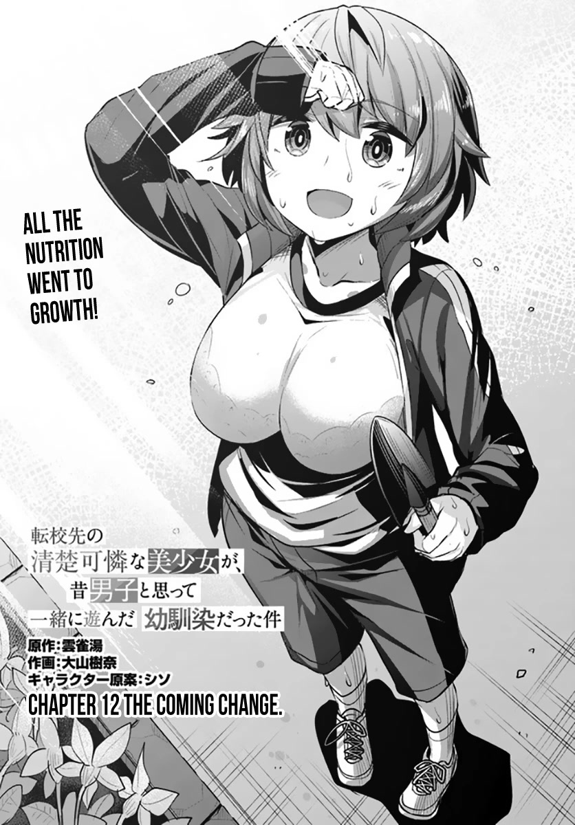Tenkosaki: The Neat and Pretty Girl at My New School Is a Childhood Friend of Mine Who I Thought Was a Boy Chapter 12 page 4 - Chapter 12