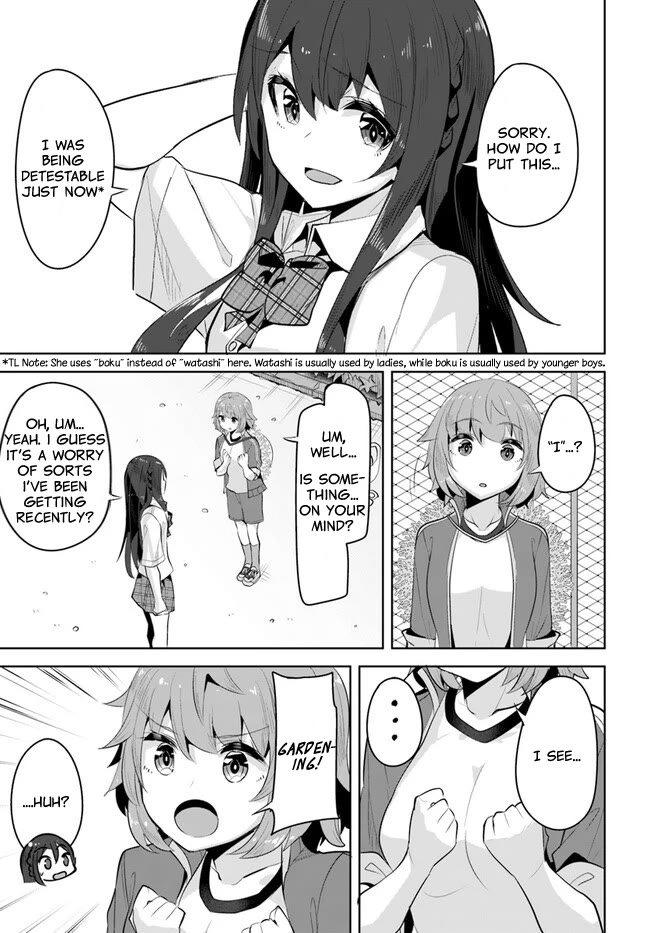 Tenkosaki: The Neat and Pretty Girl at My New School Is a Childhood Friend of Mine Who I Thought Was a Boy Chapter 15 page 9 - Chapter 15: A Dependable Back