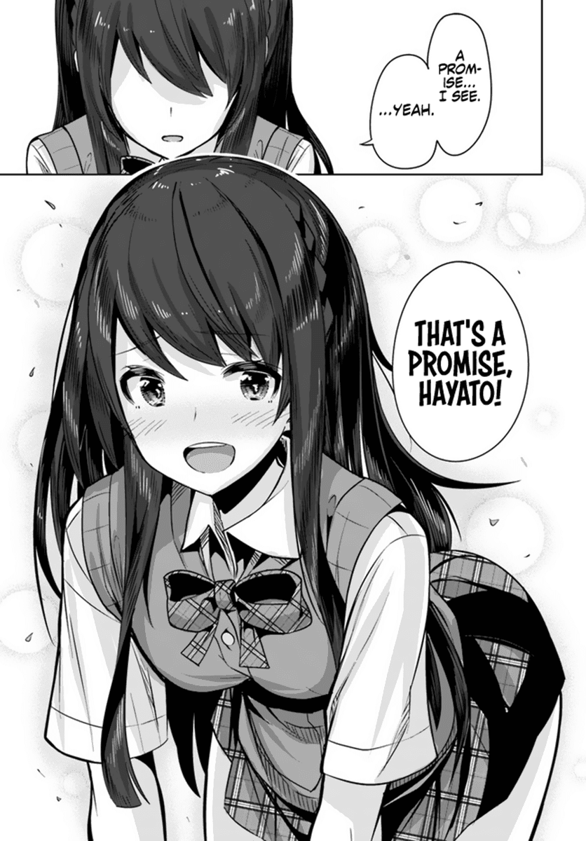 Tenkosaki: The Neat and Pretty Girl at My New School Is a Childhood Friend of Mine Who I Thought Was a Boy Chapter 2 page 30 - Chapter 2: Promise