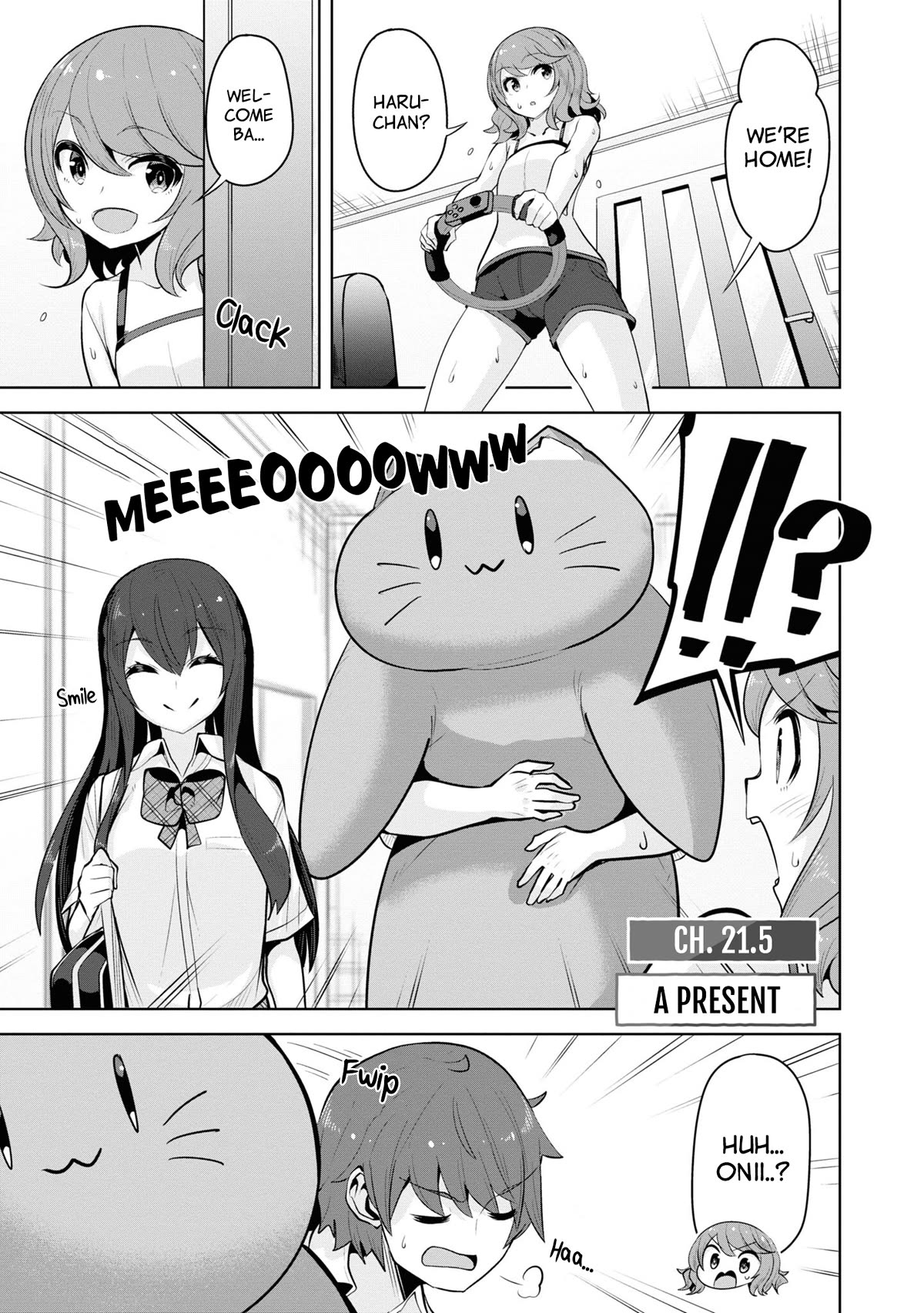 Tenkosaki: The Neat and Pretty Girl at My New School Is a Childhood Friend of Mine Who I Thought Was a Boy Chapter 21.5 page 1 - Chapter 21.5: A Present