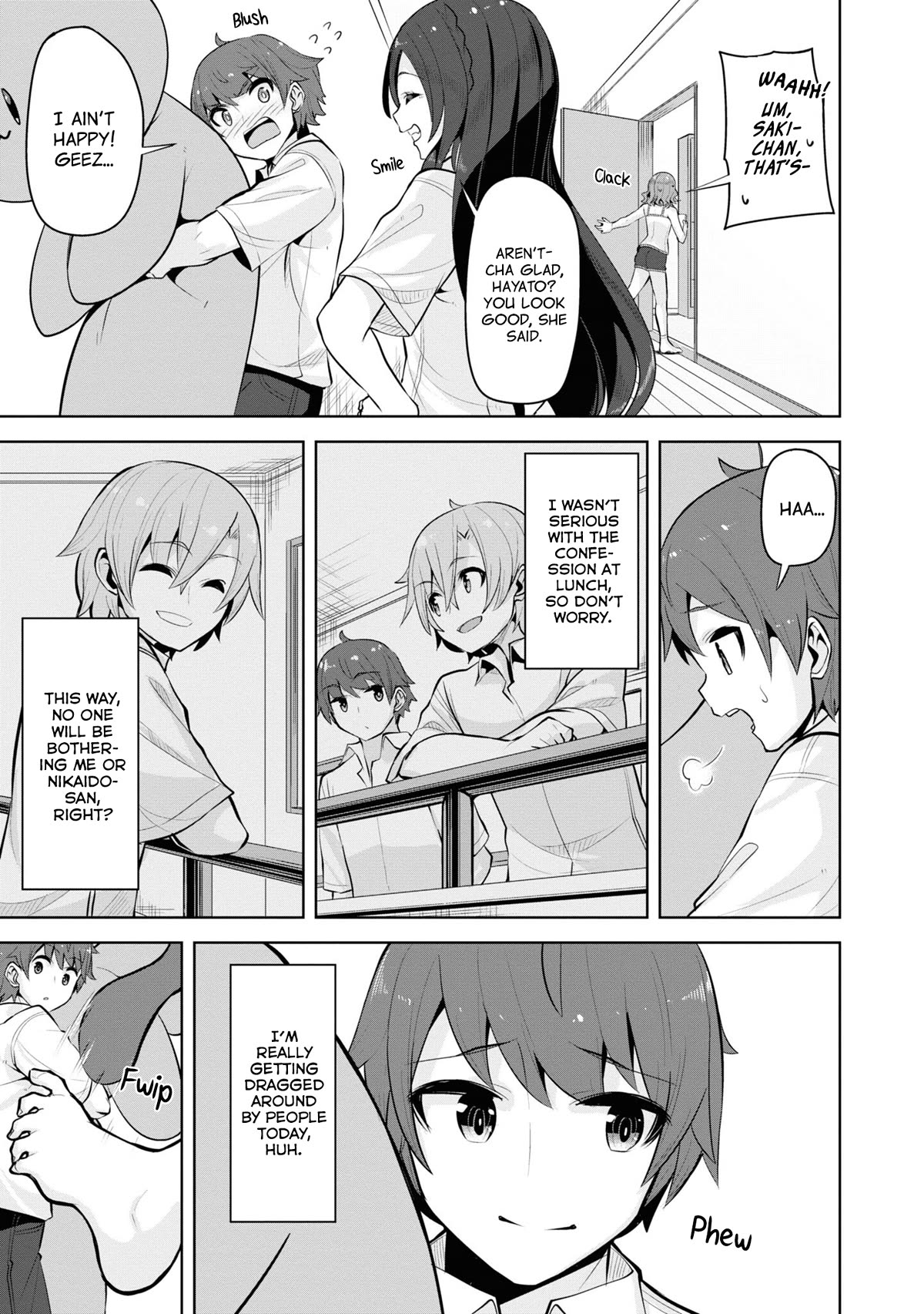 Tenkosaki: The Neat and Pretty Girl at My New School Is a Childhood Friend of Mine Who I Thought Was a Boy Chapter 21.5 page 3 - Chapter 21.5: A Present