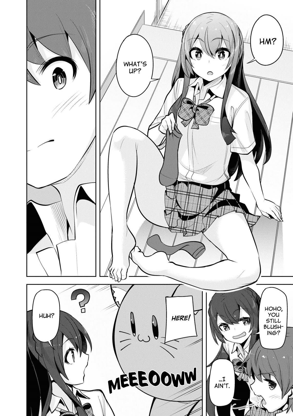 Tenkosaki: The Neat and Pretty Girl at My New School Is a Childhood Friend of Mine Who I Thought Was a Boy Chapter 21.5 page 4 - Chapter 21.5: A Present