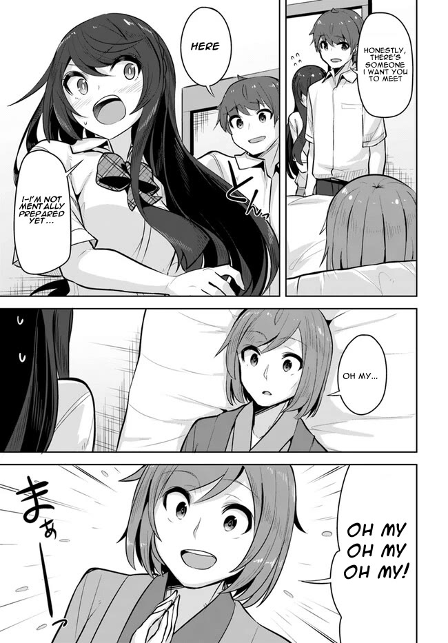 Tenkosaki: The Neat and Pretty Girl at My New School Is a Childhood Friend of Mine Who I Thought Was a Boy Chapter 24 page 17 - Chapter 24: Is it fine?