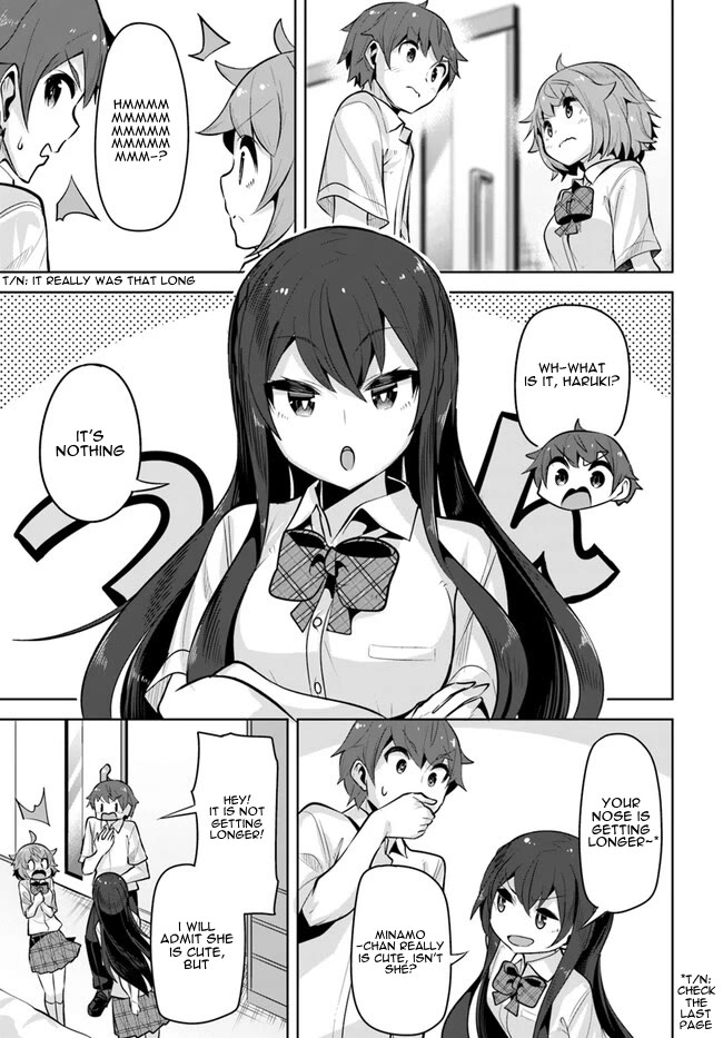 Tenkosaki: The Neat and Pretty Girl at My New School Is a Childhood Friend of Mine Who I Thought Was a Boy Chapter 24 page 27 - Chapter 24: Is it fine?