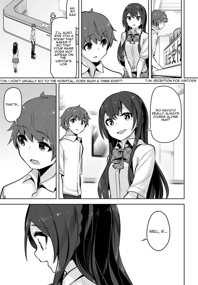 Tenkosaki: The Neat and Pretty Girl at My New School Is a Childhood Friend of Mine Who I Thought Was a Boy Chapter 24 page 9 - Chapter 24: Is it fine?