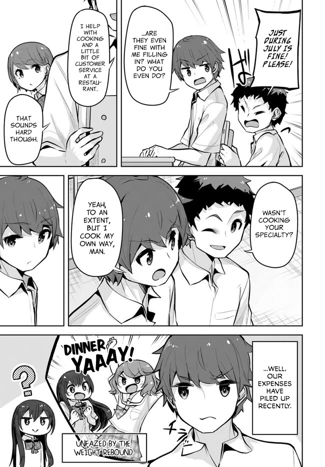 Tenkosaki: The Neat and Pretty Girl at My New School Is a Childhood Friend of Mine Who I Thought Was a Boy Chapter 25 page 19 - Chapter 25: Part Time Job