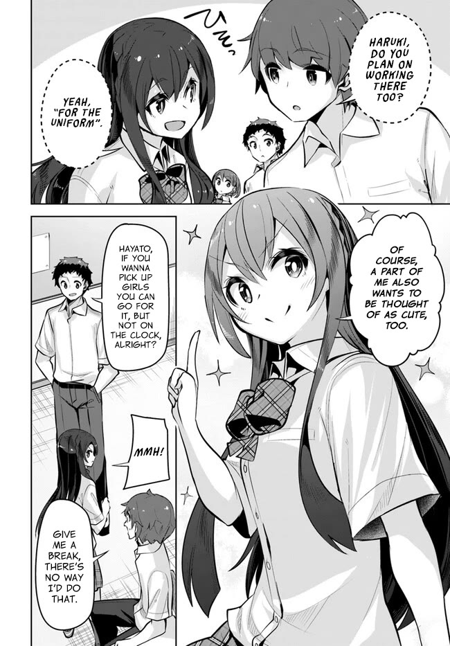 Tenkosaki: The Neat and Pretty Girl at My New School Is a Childhood Friend of Mine Who I Thought Was a Boy Chapter 25 page 22 - Chapter 25: Part Time Job