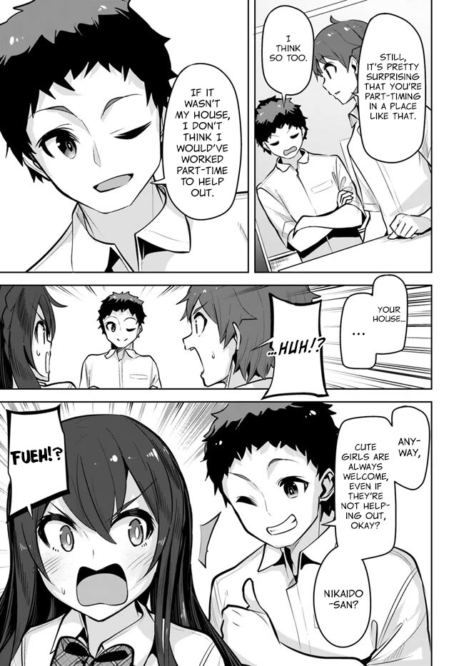 Tenkosaki: The Neat and Pretty Girl at My New School Is a Childhood Friend of Mine Who I Thought Was a Boy Chapter 25 page 23 - Chapter 25: Part Time Job