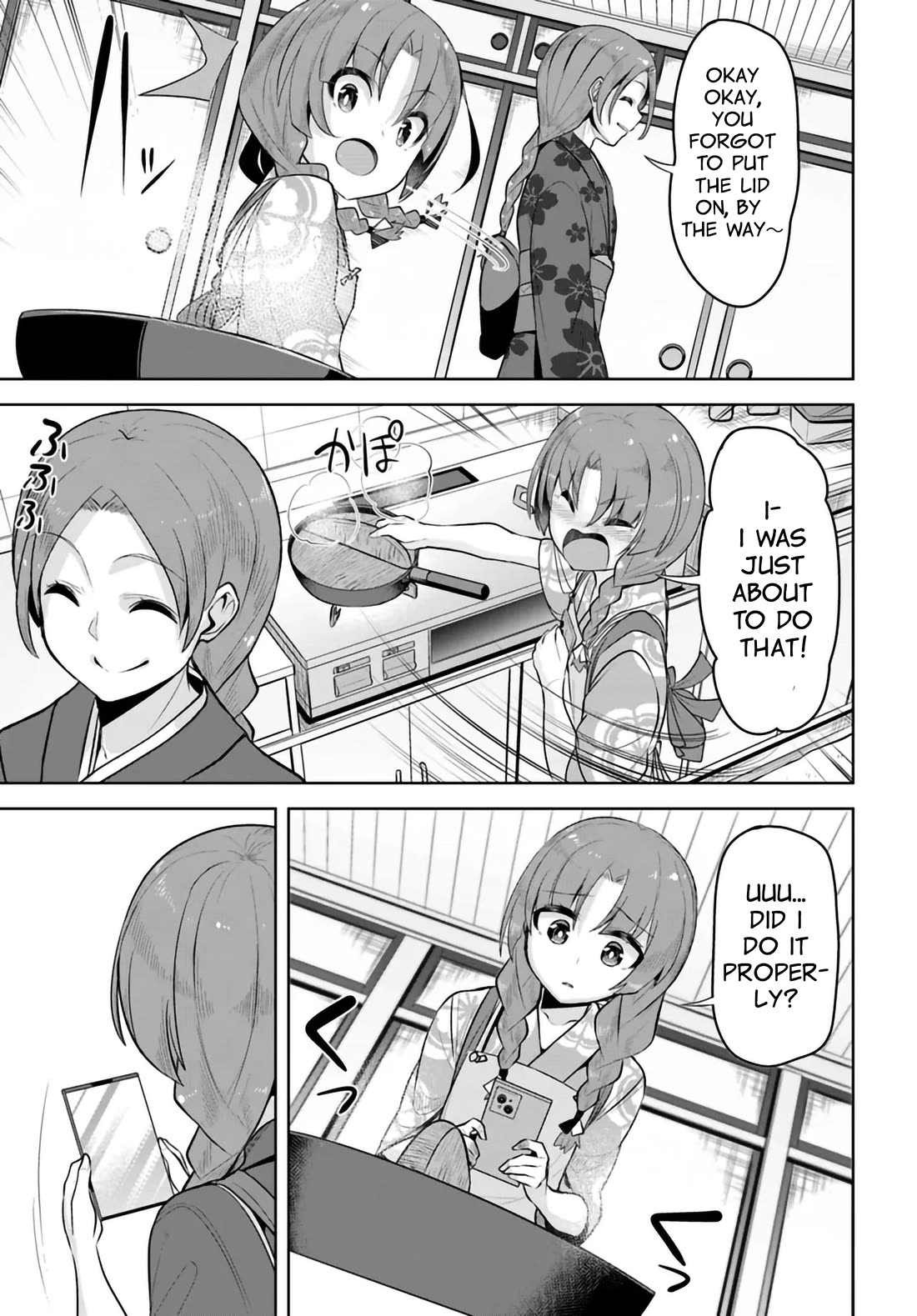 Tenkosaki: The Neat and Pretty Girl at My New School Is a Childhood Friend of Mine Who I Thought Was a Boy Chapter 28.5 page 3 - Chapter 28.5: Just Wish To The Moon And Sing