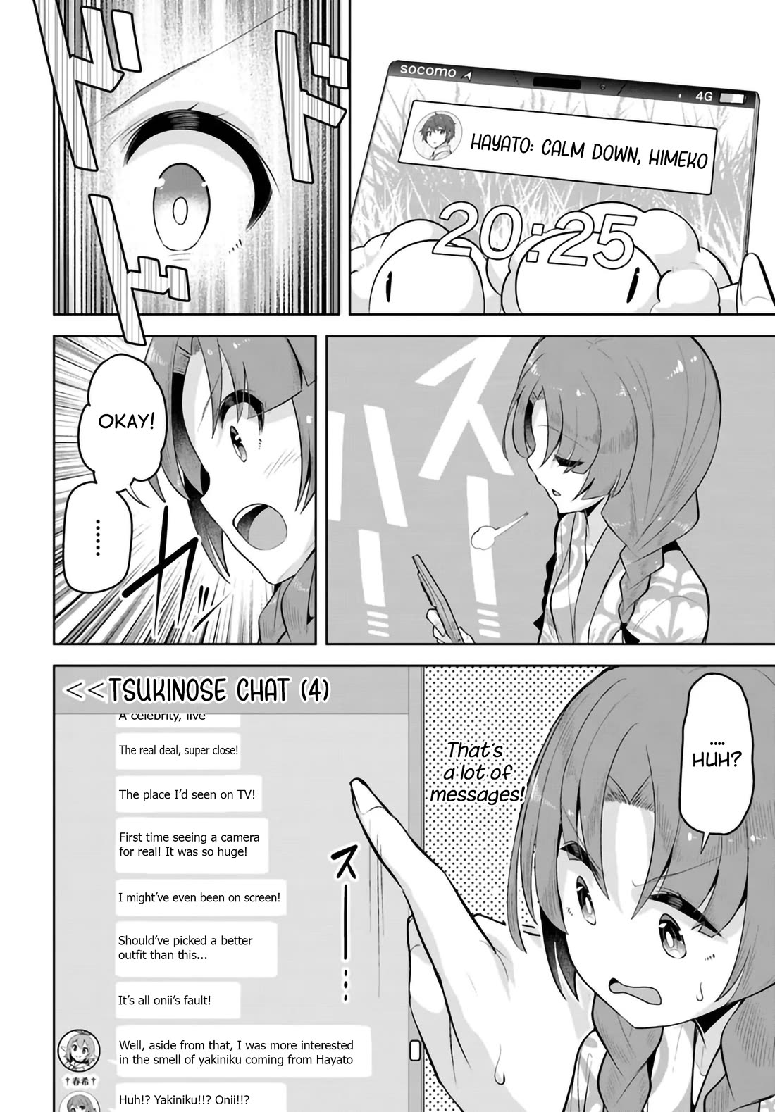 Tenkosaki: The Neat and Pretty Girl at My New School Is a Childhood Friend of Mine Who I Thought Was a Boy Chapter 28.5 page 6 - Chapter 28.5: Just Wish To The Moon And Sing
