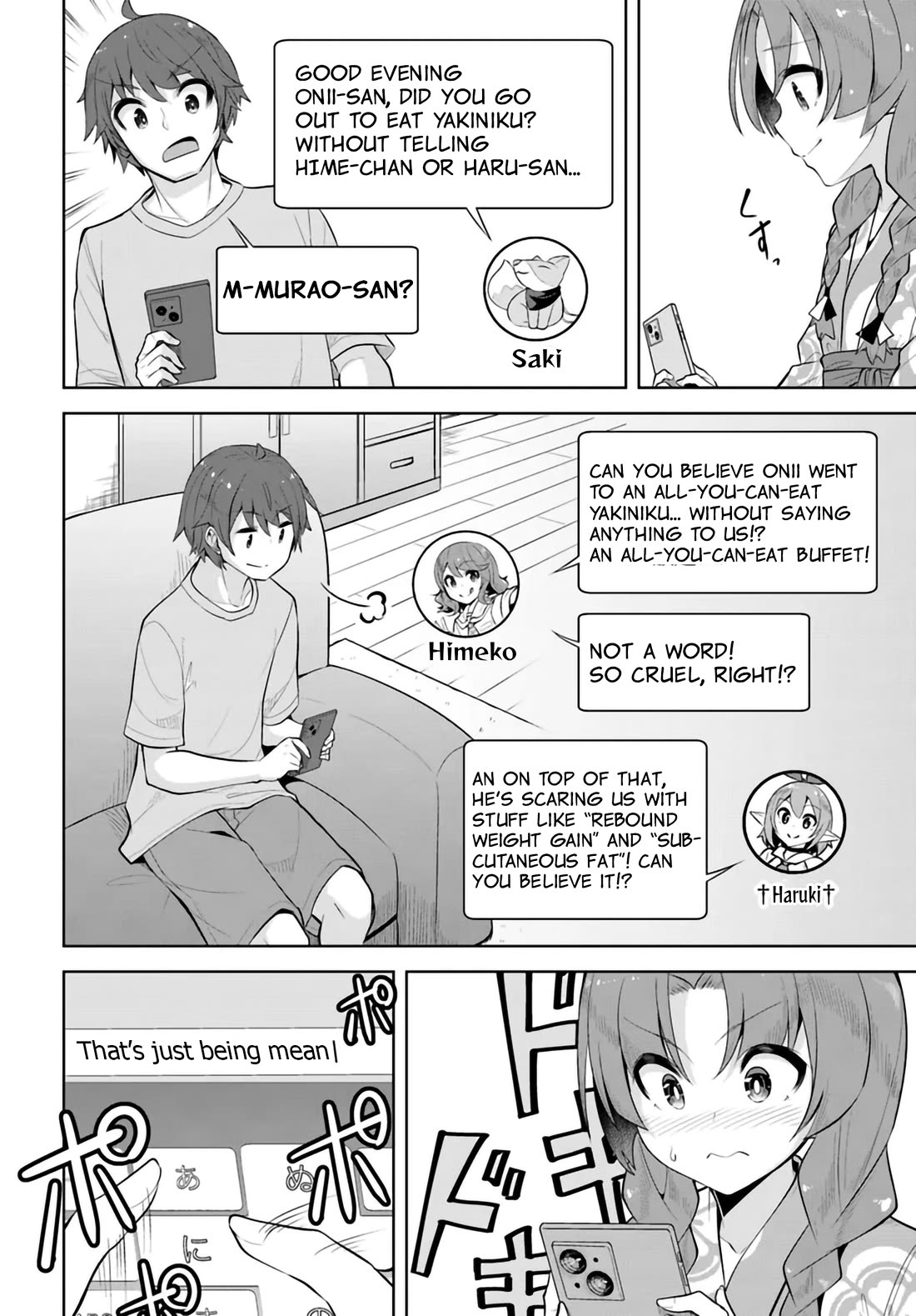 Tenkosaki: The Neat and Pretty Girl at My New School Is a Childhood Friend of Mine Who I Thought Was a Boy Chapter 28.5 page 8 - Chapter 28.5: Just Wish To The Moon And Sing