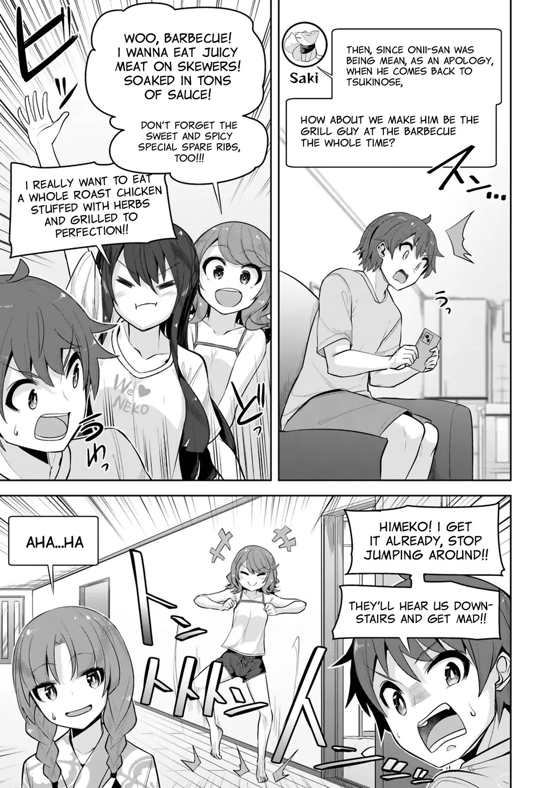 Tenkosaki: The Neat and Pretty Girl at My New School Is a Childhood Friend of Mine Who I Thought Was a Boy Chapter 28.5 page 9 - Chapter 28.5: Just Wish To The Moon And Sing