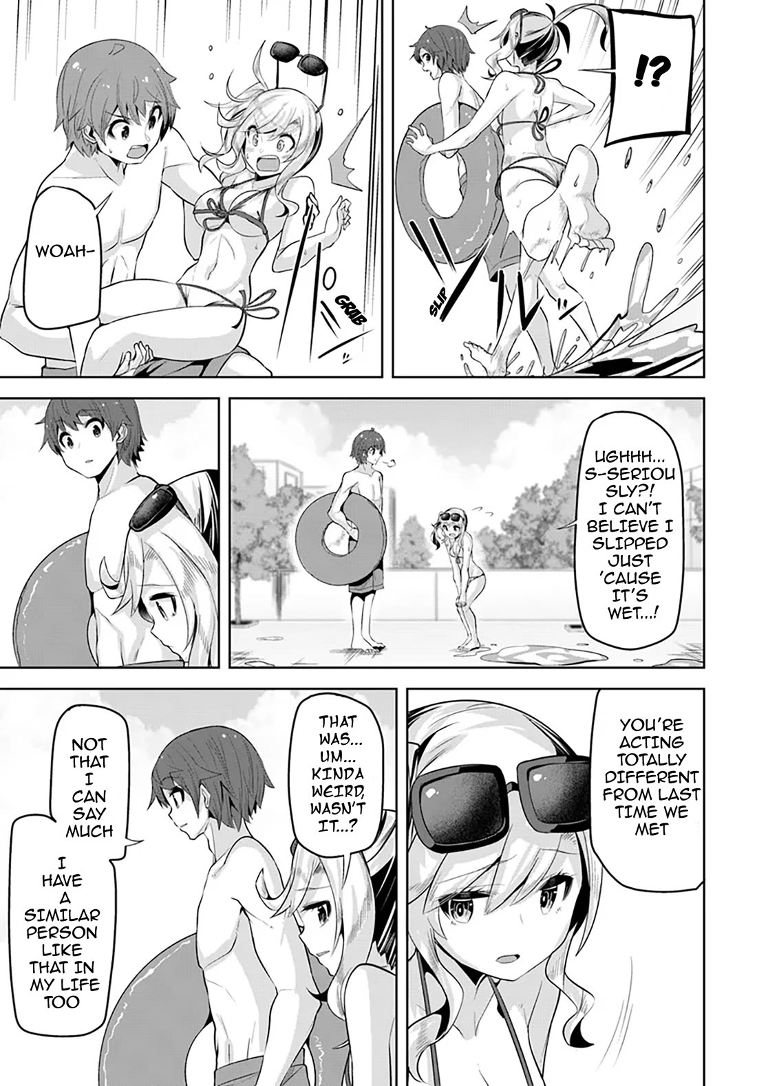 Tenkosaki: The Neat and Pretty Girl at My New School Is a Childhood Friend of Mine Who I Thought Was a Boy Chapter 30 page 19 - Chapter 30: The Clumsy One
