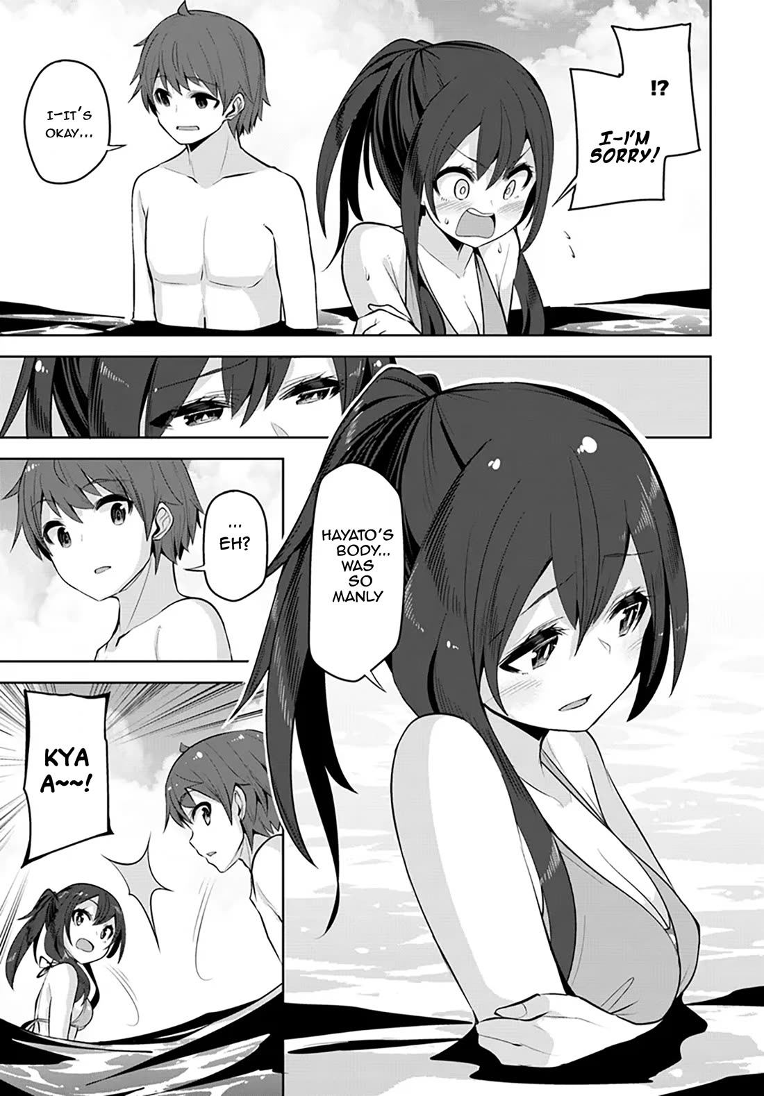 Tenkosaki: The Neat and Pretty Girl at My New School Is a Childhood Friend of Mine Who I Thought Was a Boy Chapter 30 page 3 - Chapter 30: The Clumsy One