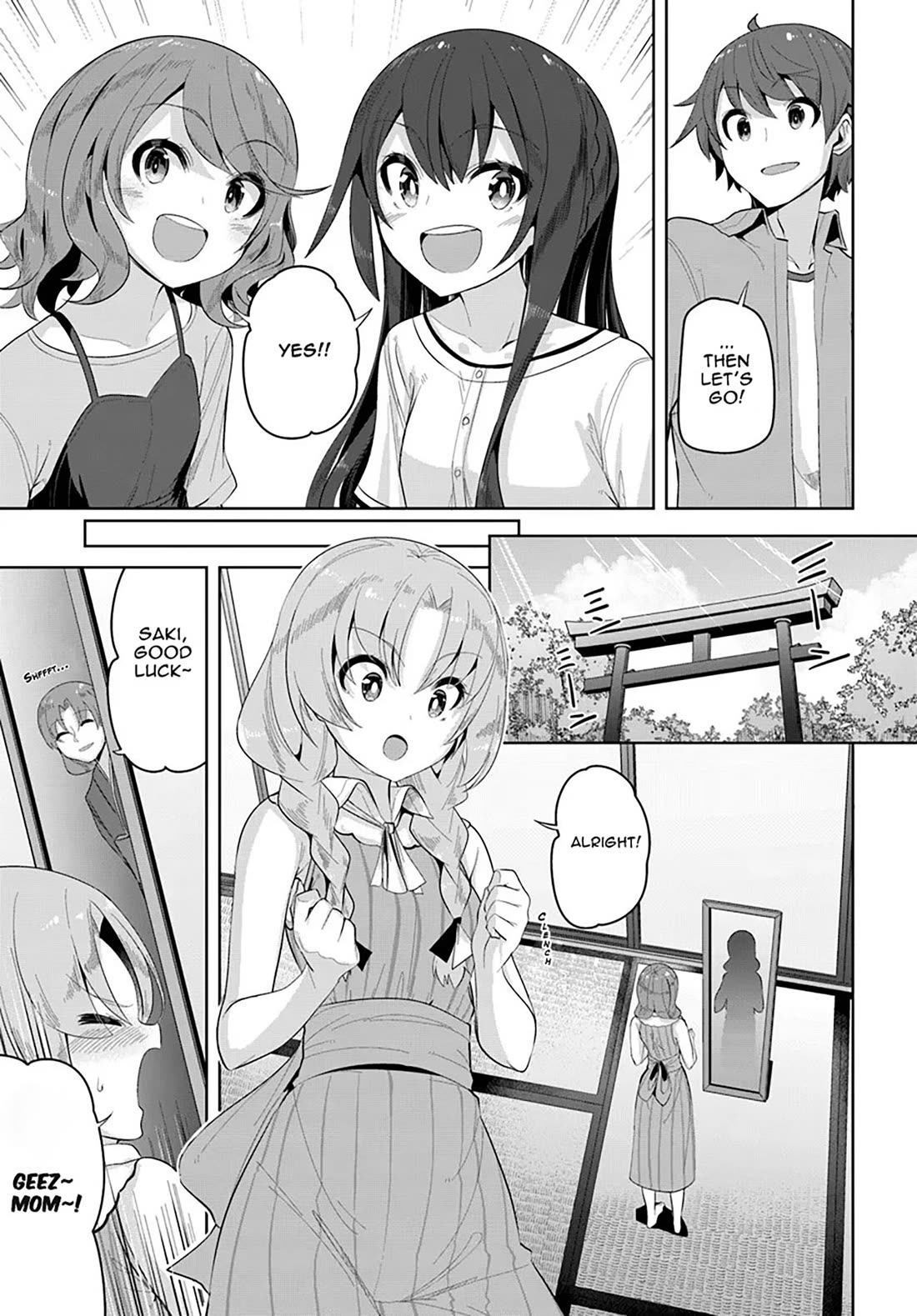 Tenkosaki: The Neat and Pretty Girl at My New School Is a Childhood Friend of Mine Who I Thought Was a Boy Chapter 31 page 17 - Chapter 31: We're Home!