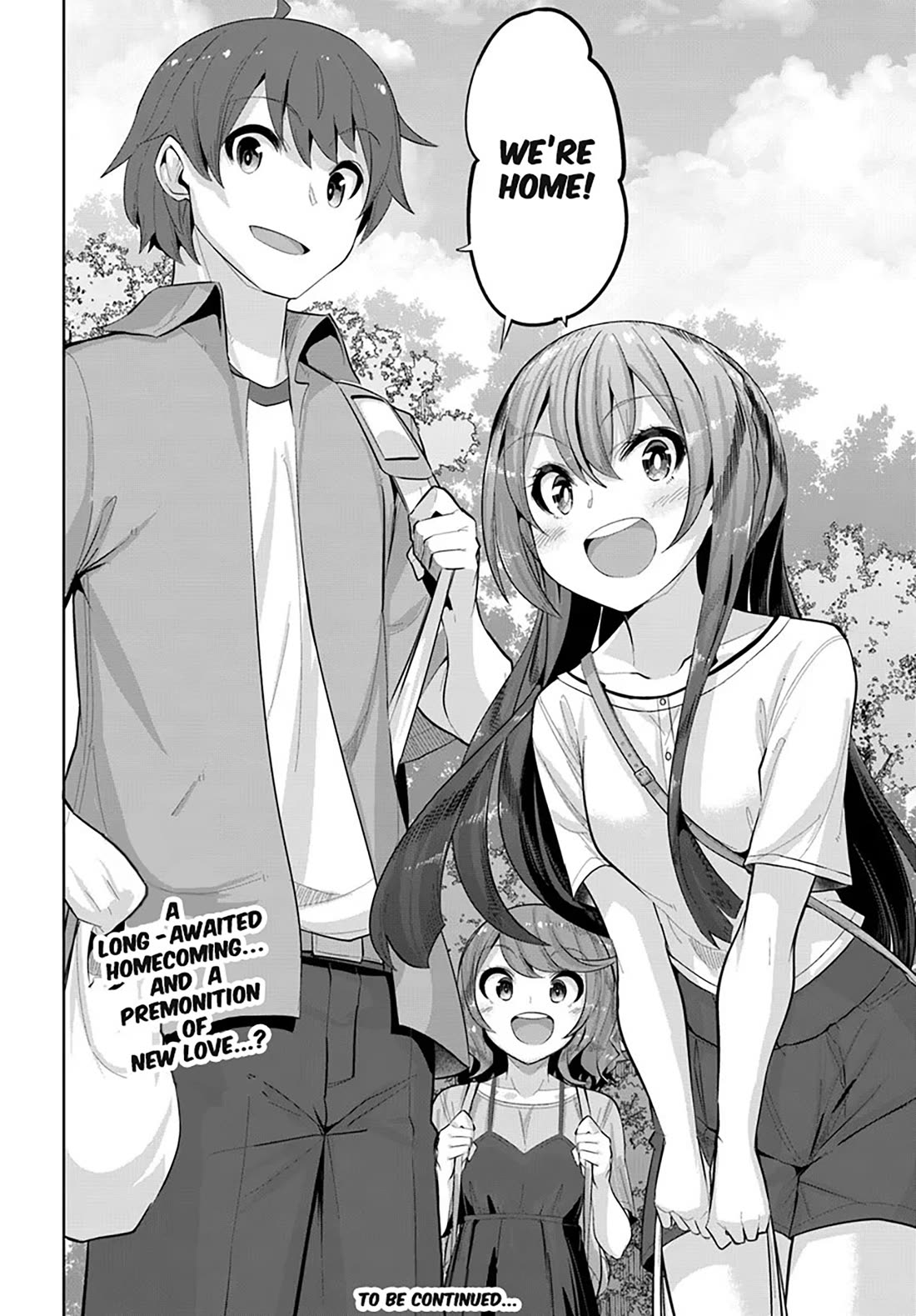 Tenkosaki: The Neat and Pretty Girl at My New School Is a Childhood Friend of Mine Who I Thought Was a Boy Chapter 31 page 34 - Chapter 31: We're Home!
