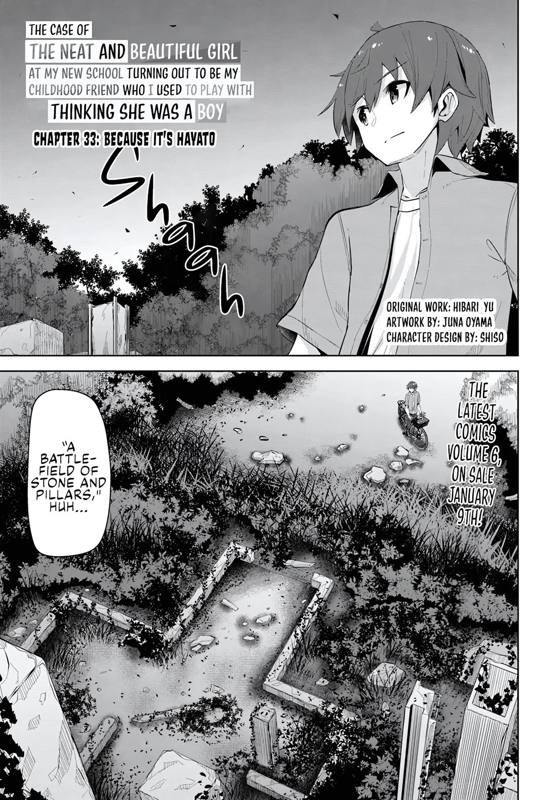 Tenkosaki: The Neat and Pretty Girl at My New School Is a Childhood Friend of Mine Who I Thought Was a Boy Chapter 33 page 1 - Chapter 33: Because it's Hayato