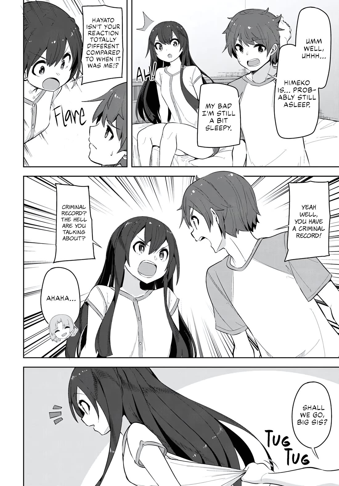Tenkosaki: The Neat and Pretty Girl at My New School Is a Childhood Friend of Mine Who I Thought Was a Boy Chapter 34 page 11 - Chapter 34: Big Sister... What?