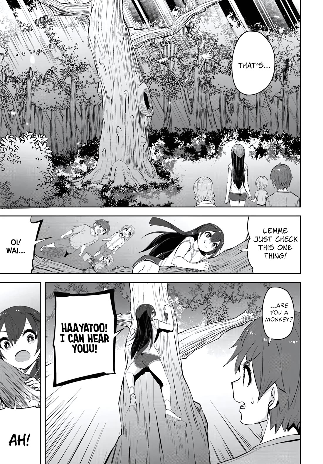 Tenkosaki: The Neat and Pretty Girl at My New School Is a Childhood Friend of Mine Who I Thought Was a Boy Chapter 34 page 18 - Chapter 34: Big Sister... What?