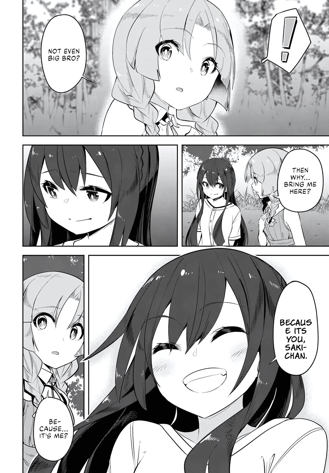 Tenkosaki: The Neat and Pretty Girl at My New School Is a Childhood Friend of Mine Who I Thought Was a Boy Chapter 34 page 5 - Chapter 34: Big Sister... What?