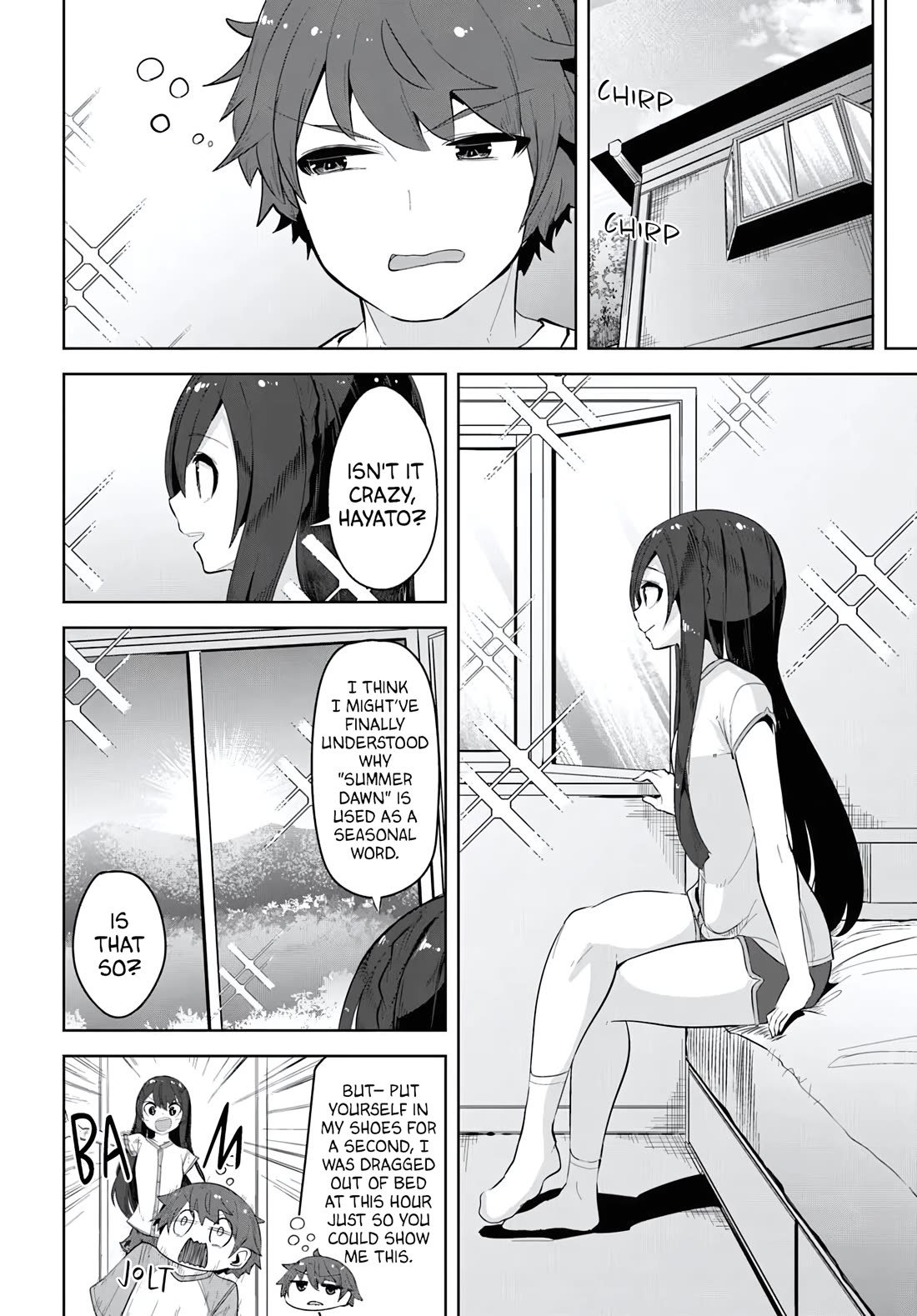 Tenkosaki: The Neat and Pretty Girl at My New School Is a Childhood Friend of Mine Who I Thought Was a Boy Chapter 34 page 9 - Chapter 34: Big Sister... What?