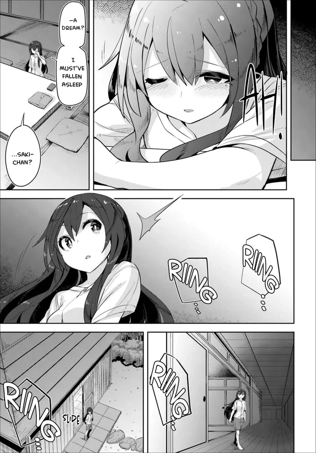 Tenkosaki: The Neat and Pretty Girl at My New School Is a Childhood Friend of Mine Who I Thought Was a Boy Chapter 35 page 11 - Chapter 35: Side-by-Side With That Back