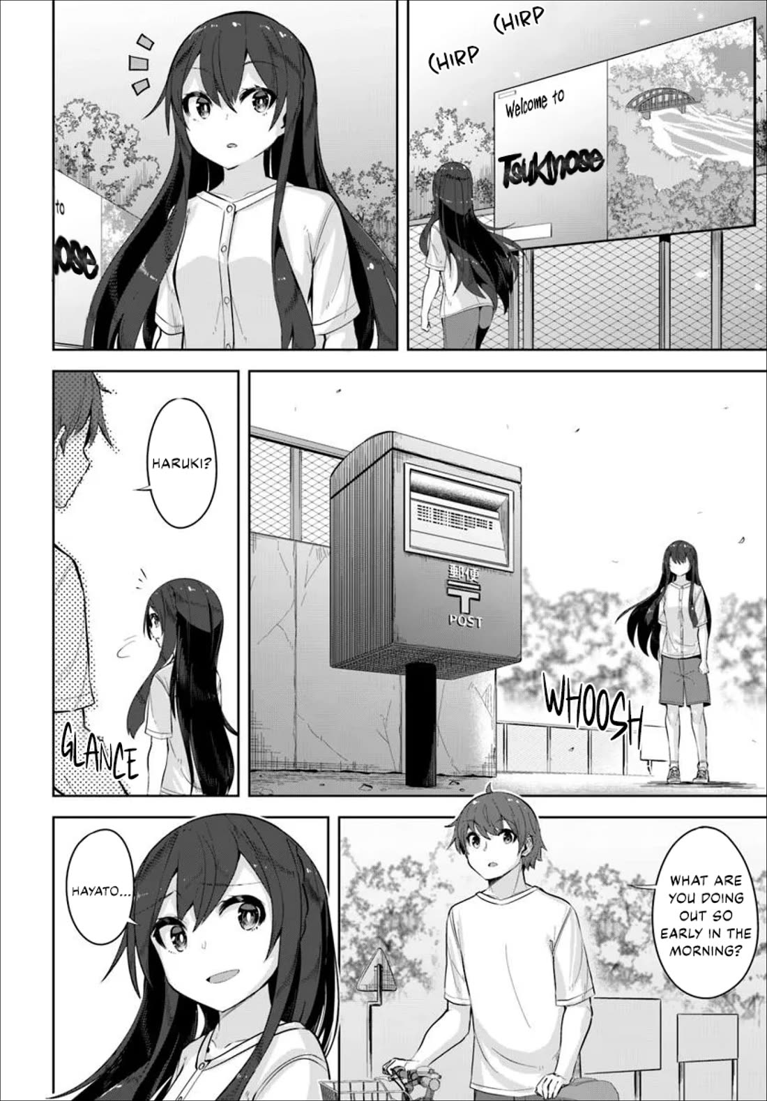 Tenkosaki: The Neat and Pretty Girl at My New School Is a Childhood Friend of Mine Who I Thought Was a Boy Chapter 35 page 14 - Chapter 35: Side-by-Side With That Back
