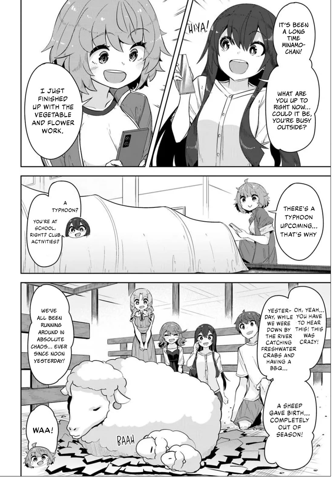 Tenkosaki: The Neat and Pretty Girl at My New School Is a Childhood Friend of Mine Who I Thought Was a Boy Chapter 35 page 2 - Chapter 35: Side-by-Side With That Back