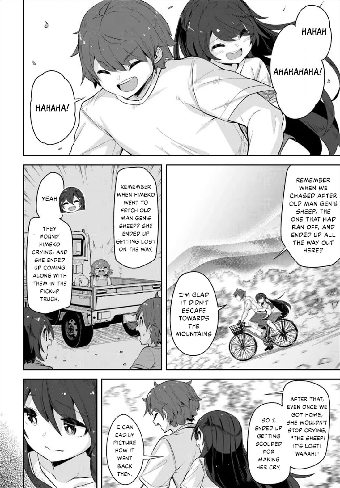 Tenkosaki: The Neat and Pretty Girl at My New School Is a Childhood Friend of Mine Who I Thought Was a Boy Chapter 35 page 20 - Chapter 35: Side-by-Side With That Back