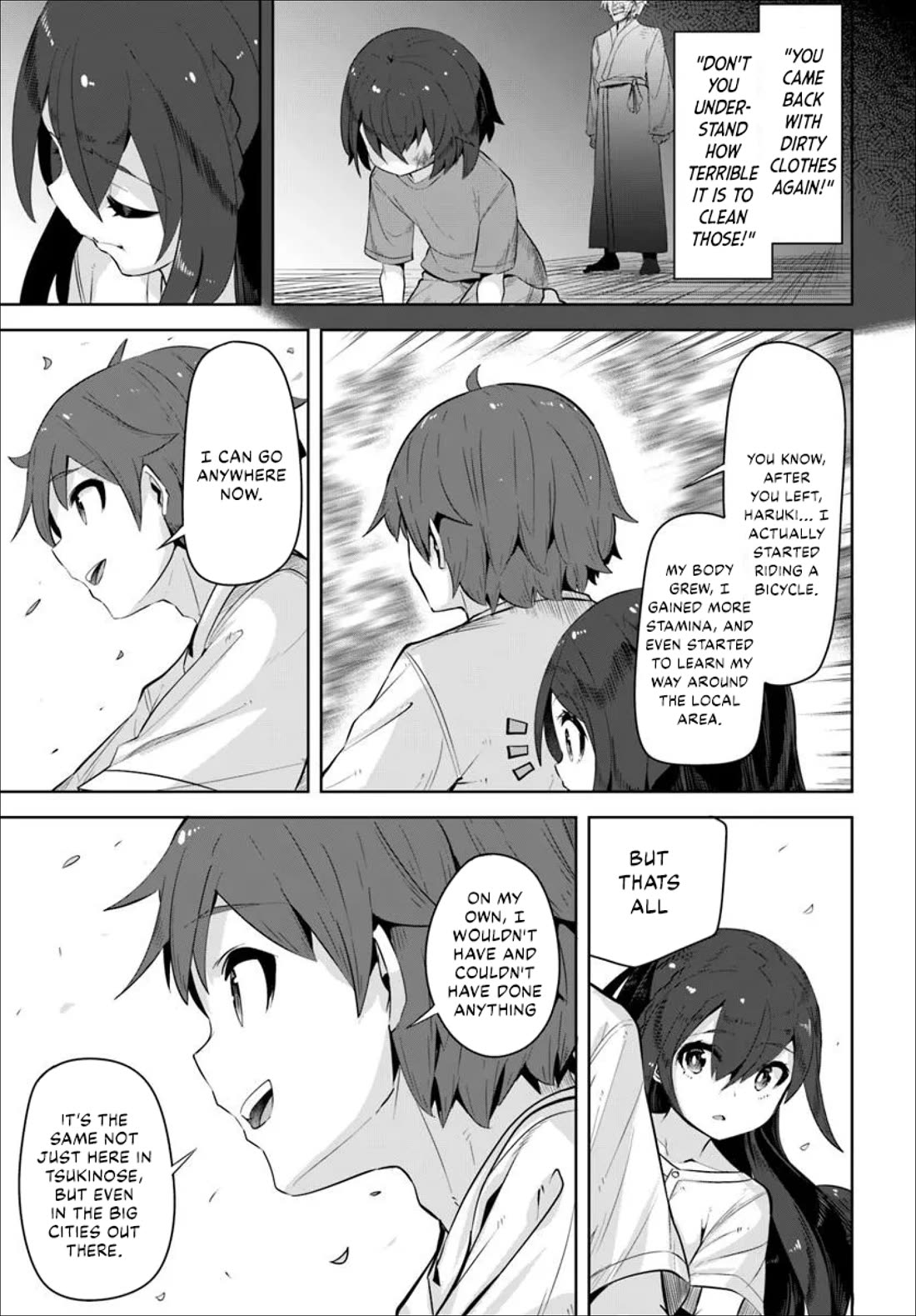 Tenkosaki: The Neat and Pretty Girl at My New School Is a Childhood Friend of Mine Who I Thought Was a Boy Chapter 35 page 21 - Chapter 35: Side-by-Side With That Back