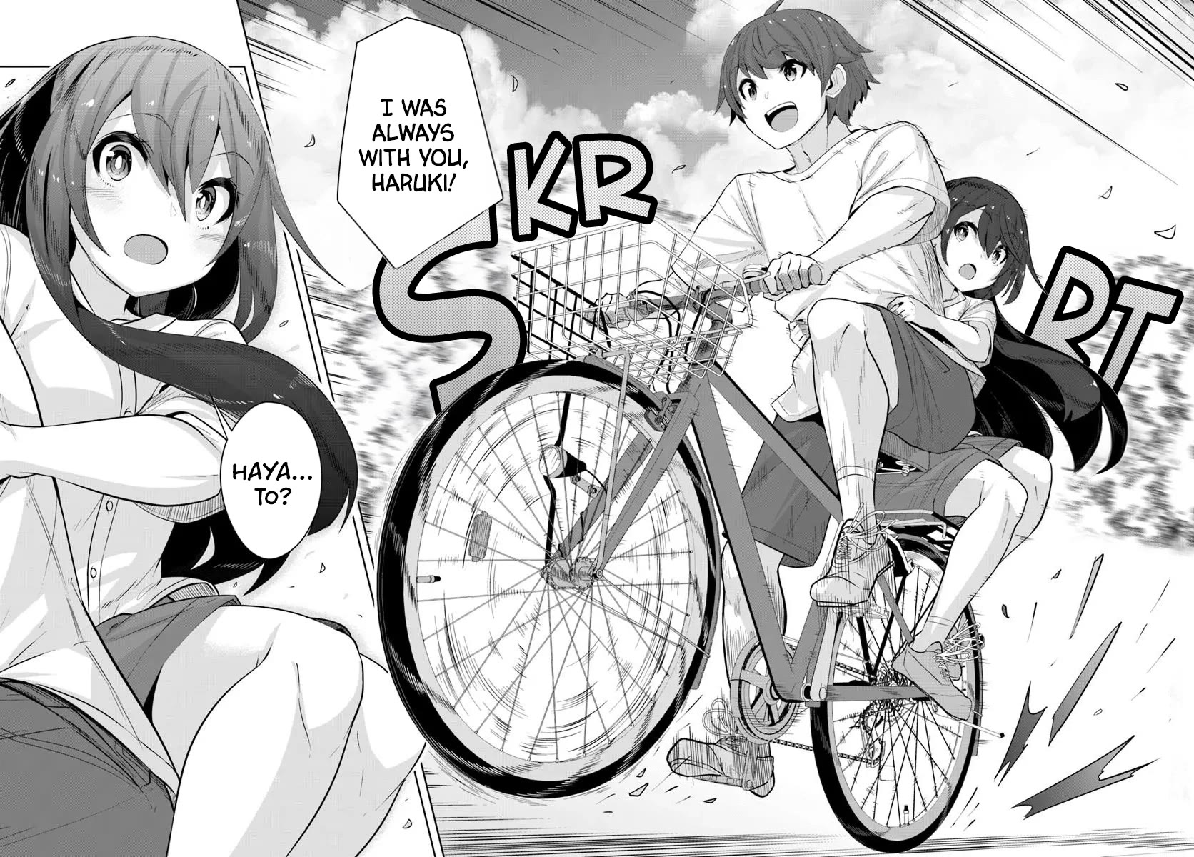 Tenkosaki: The Neat and Pretty Girl at My New School Is a Childhood Friend of Mine Who I Thought Was a Boy Chapter 35 page 22 - Chapter 35: Side-by-Side With That Back