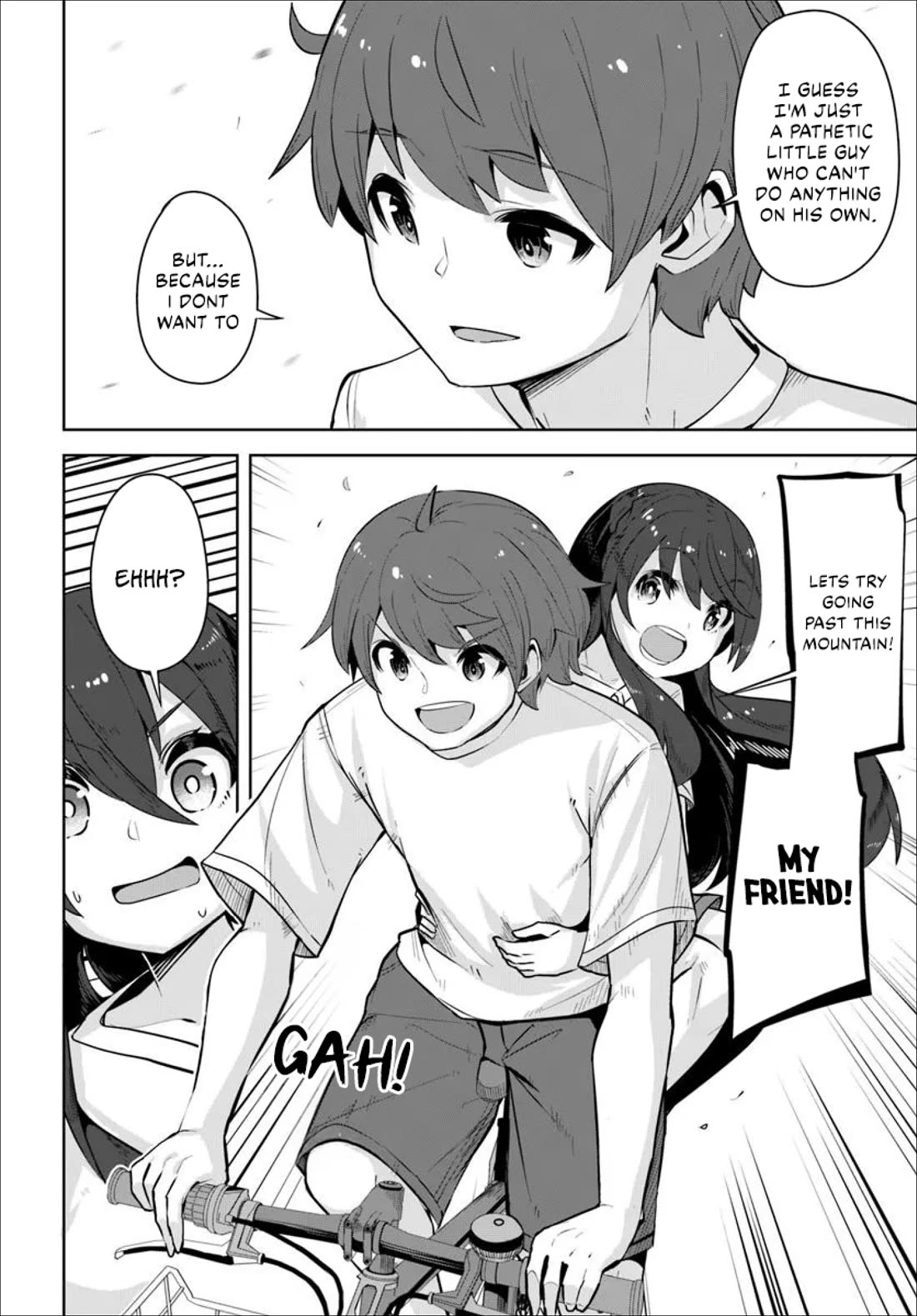 Tenkosaki: The Neat and Pretty Girl at My New School Is a Childhood Friend of Mine Who I Thought Was a Boy Chapter 35 page 23 - Chapter 35: Side-by-Side With That Back