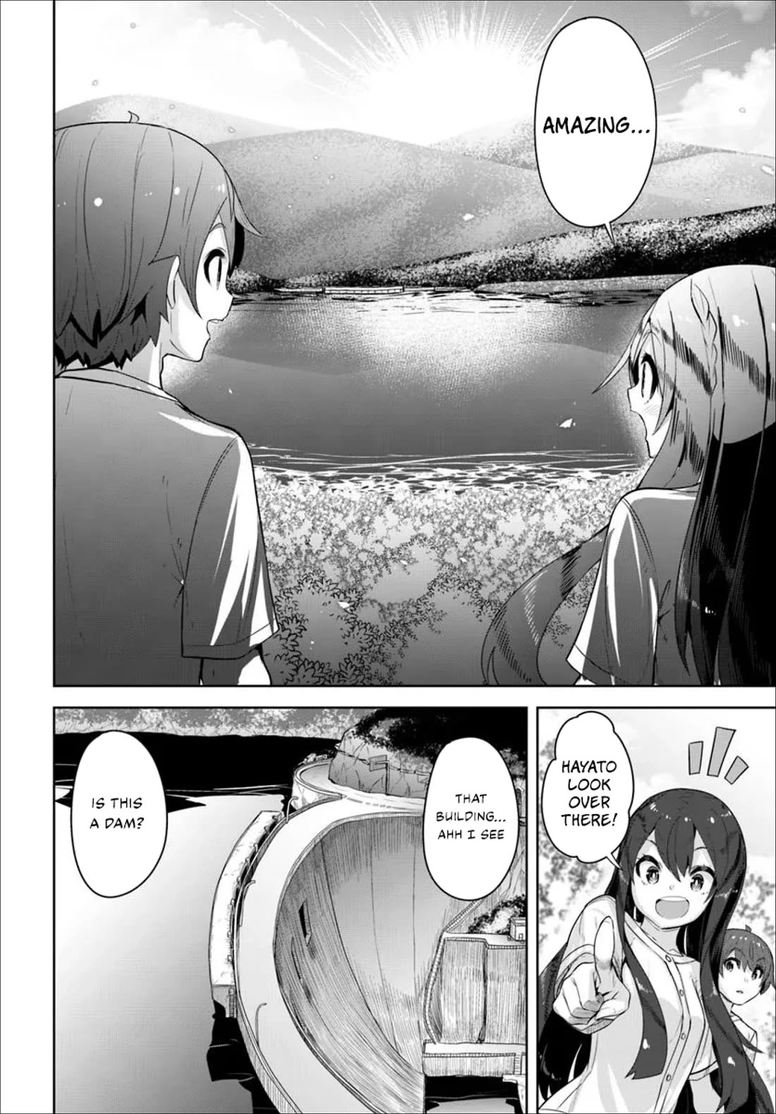 Tenkosaki: The Neat and Pretty Girl at My New School Is a Childhood Friend of Mine Who I Thought Was a Boy Chapter 35 page 25 - Chapter 35: Side-by-Side With That Back