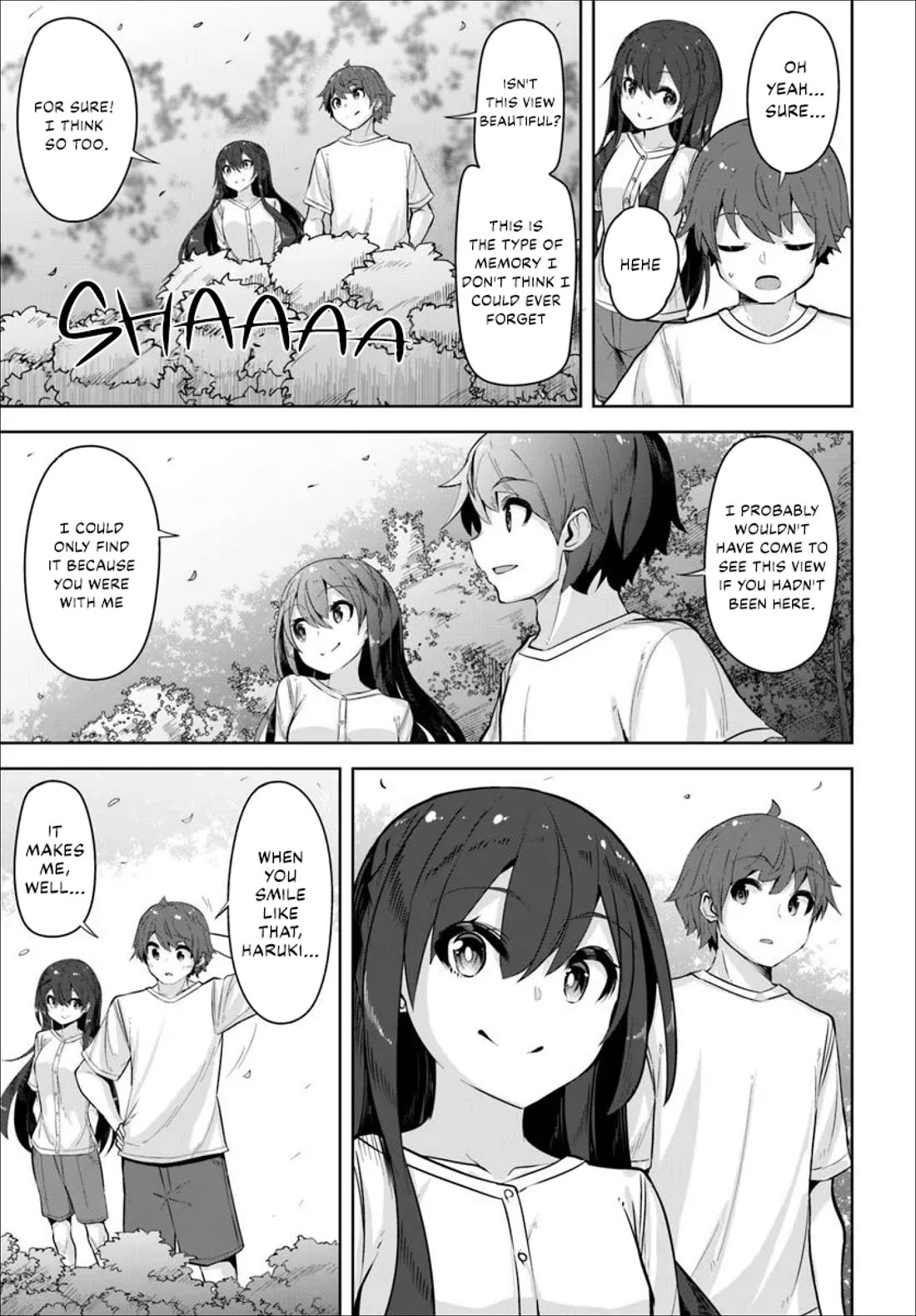Tenkosaki: The Neat and Pretty Girl at My New School Is a Childhood Friend of Mine Who I Thought Was a Boy Chapter 35 page 29 - Chapter 35: Side-by-Side With That Back