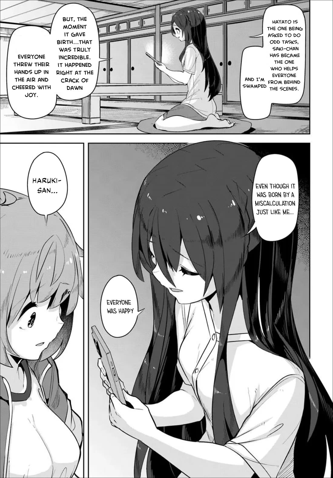 Tenkosaki: The Neat and Pretty Girl at My New School Is a Childhood Friend of Mine Who I Thought Was a Boy Chapter 35 page 3 - Chapter 35: Side-by-Side With That Back