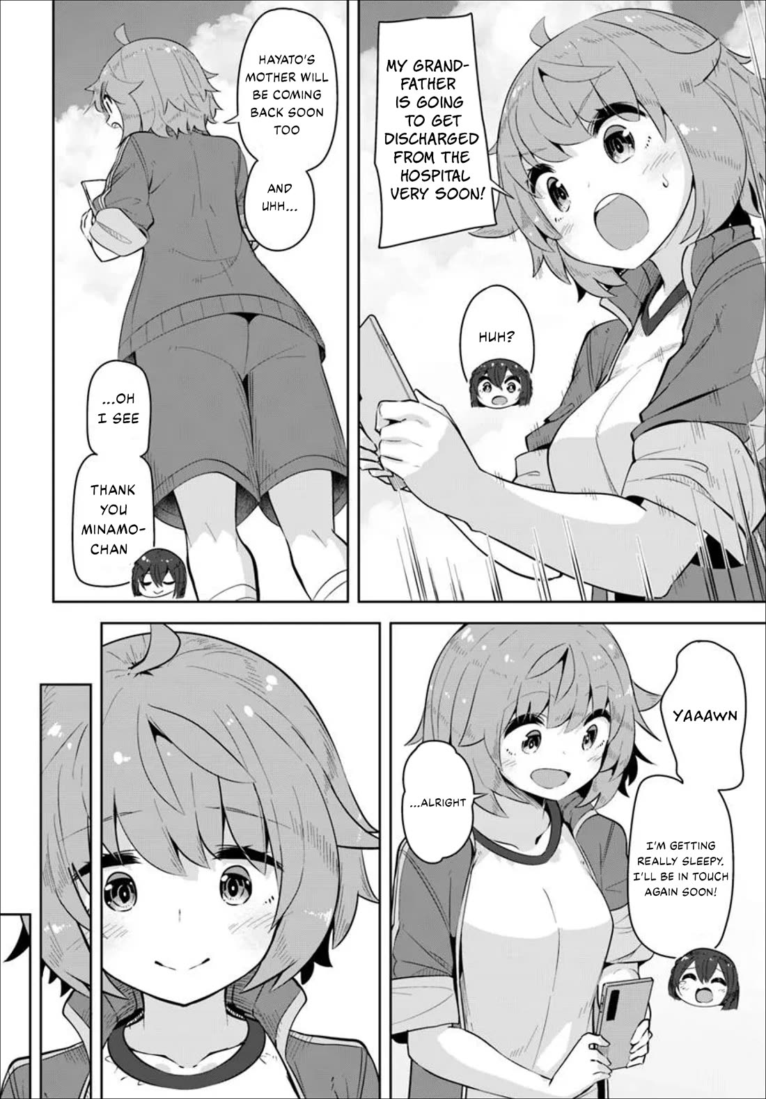 Tenkosaki: The Neat and Pretty Girl at My New School Is a Childhood Friend of Mine Who I Thought Was a Boy Chapter 35 page 4 - Chapter 35: Side-by-Side With That Back