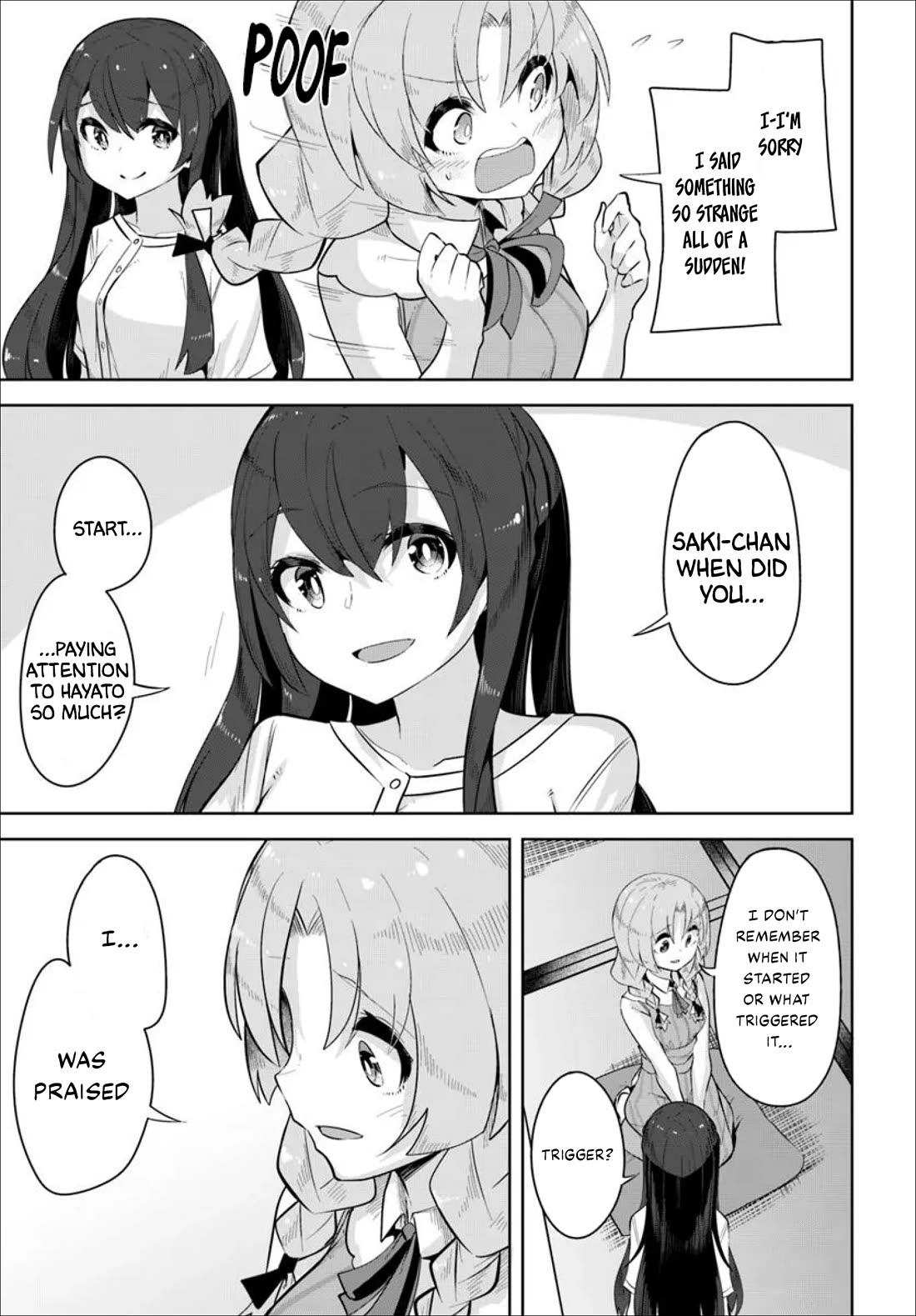 Tenkosaki: The Neat and Pretty Girl at My New School Is a Childhood Friend of Mine Who I Thought Was a Boy Chapter 35 page 7 - Chapter 35: Side-by-Side With That Back