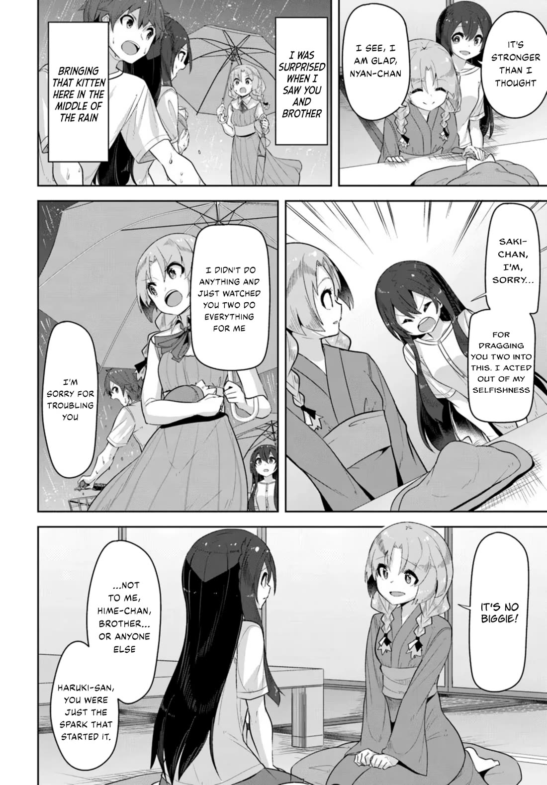 Tenkosaki: The Neat and Pretty Girl at My New School Is a Childhood Friend of Mine Who I Thought Was a Boy Chapter 36 page 14 - Chapter 36: Birds That Share Wings, Branches That Intertwine