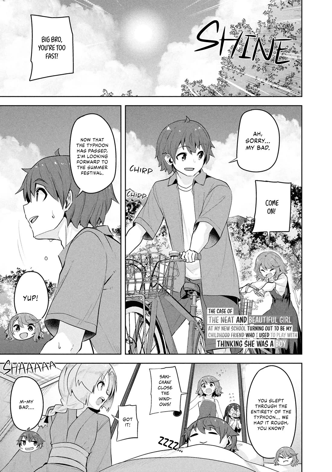 Tenkosaki: The Neat and Pretty Girl at My New School Is a Childhood Friend of Mine Who I Thought Was a Boy Chapter 37 page 1 - Chapter 37: Together Forever! [END]