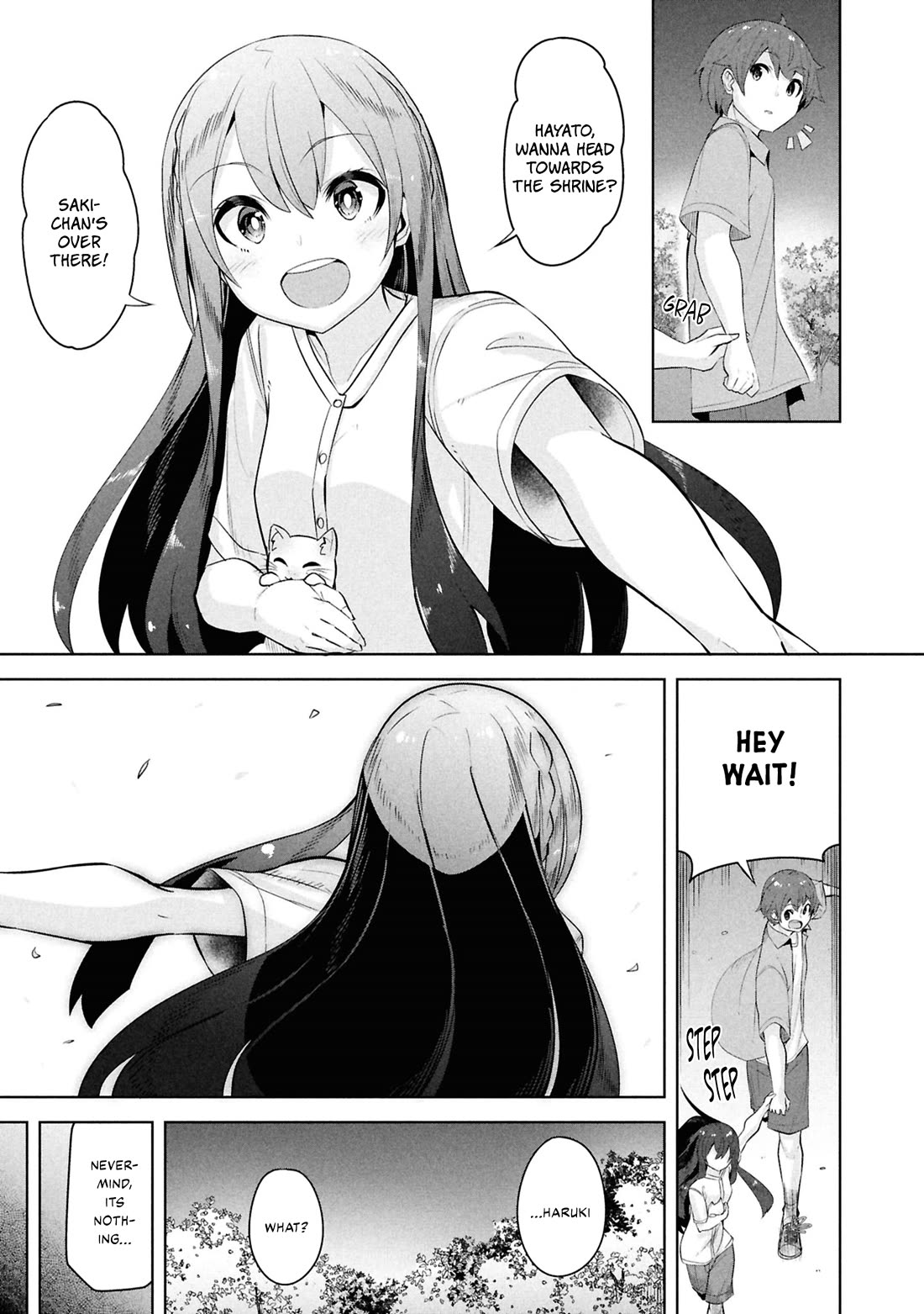 Tenkosaki: The Neat and Pretty Girl at My New School Is a Childhood Friend of Mine Who I Thought Was a Boy Chapter 37 page 5 - Chapter 37: Together Forever! [END]