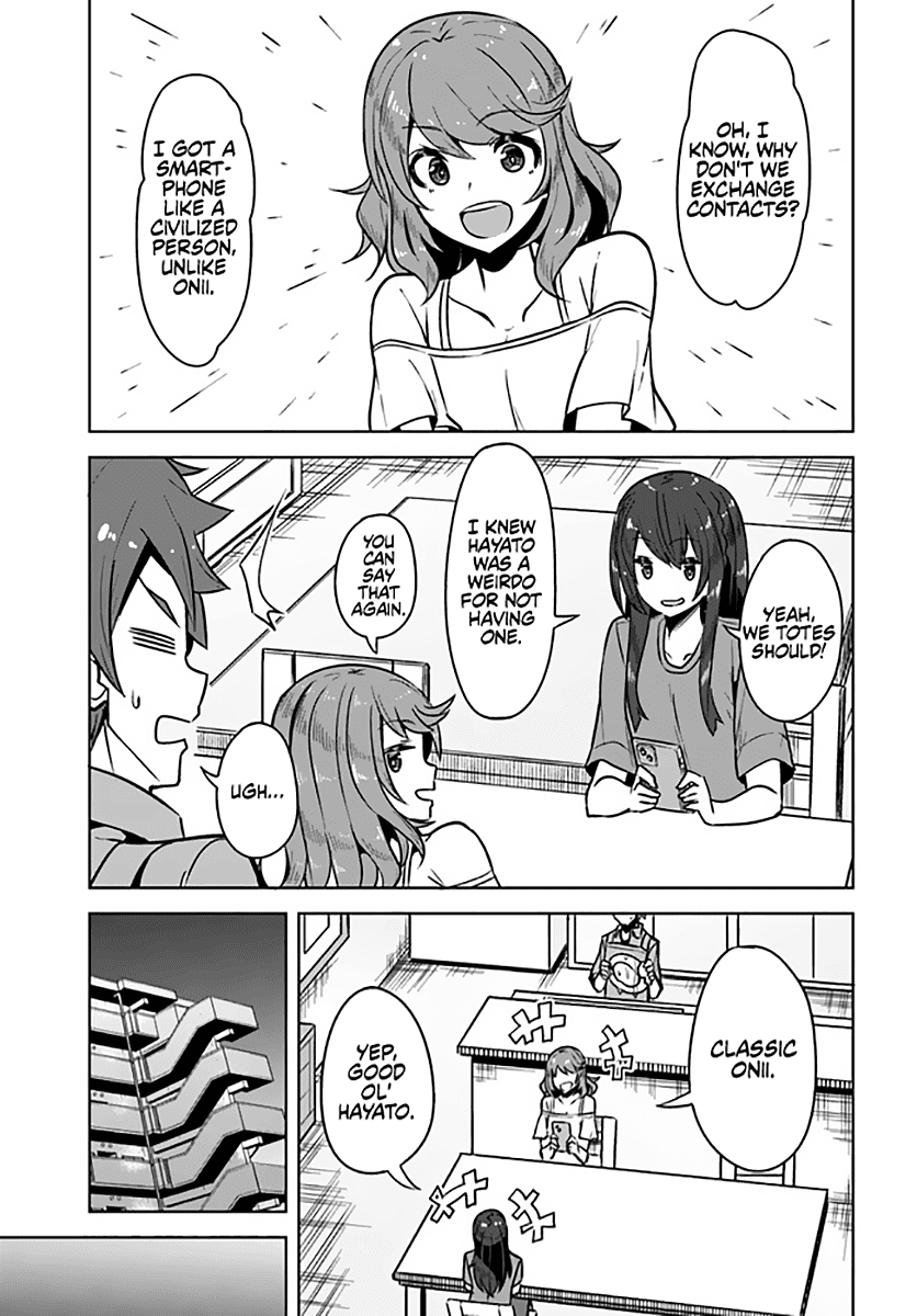 Tenkosaki: The Neat and Pretty Girl at My New School Is a Childhood Friend of Mine Who I Thought Was a Boy Chapter 6 page 14 - Chapter 6: Got Cheeky