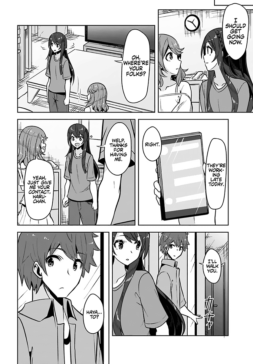 Tenkosaki: The Neat and Pretty Girl at My New School Is a Childhood Friend of Mine Who I Thought Was a Boy Chapter 6 page 15 - Chapter 6: Got Cheeky