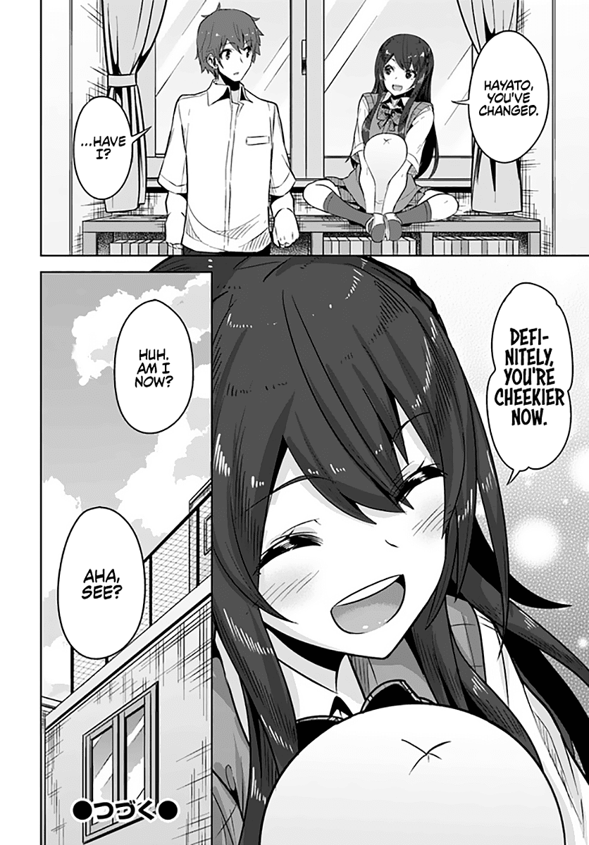 Tenkosaki: The Neat and Pretty Girl at My New School Is a Childhood Friend of Mine Who I Thought Was a Boy Chapter 6 page 35 - Chapter 6: Got Cheeky