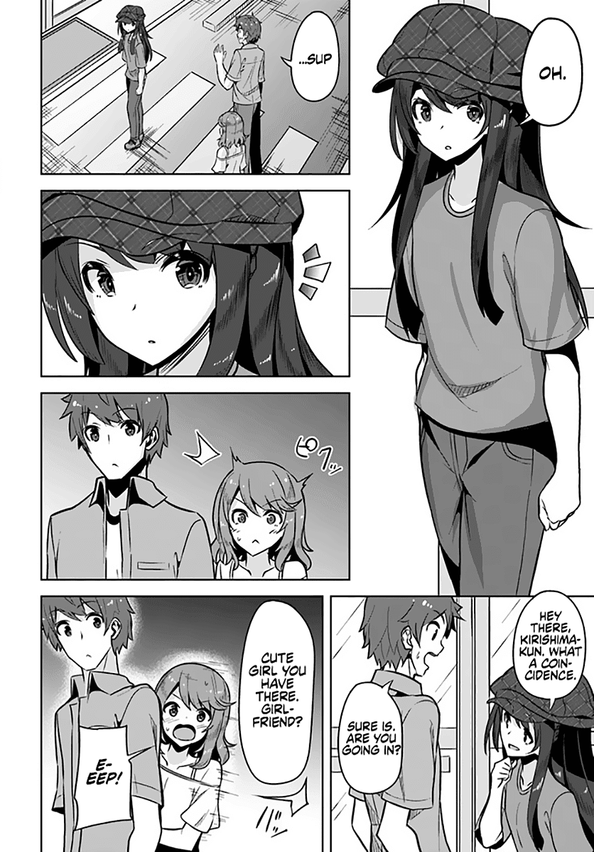 Tenkosaki: The Neat and Pretty Girl at My New School Is a Childhood Friend of Mine Who I Thought Was a Boy Chapter 6 page 7 - Chapter 6: Got Cheeky