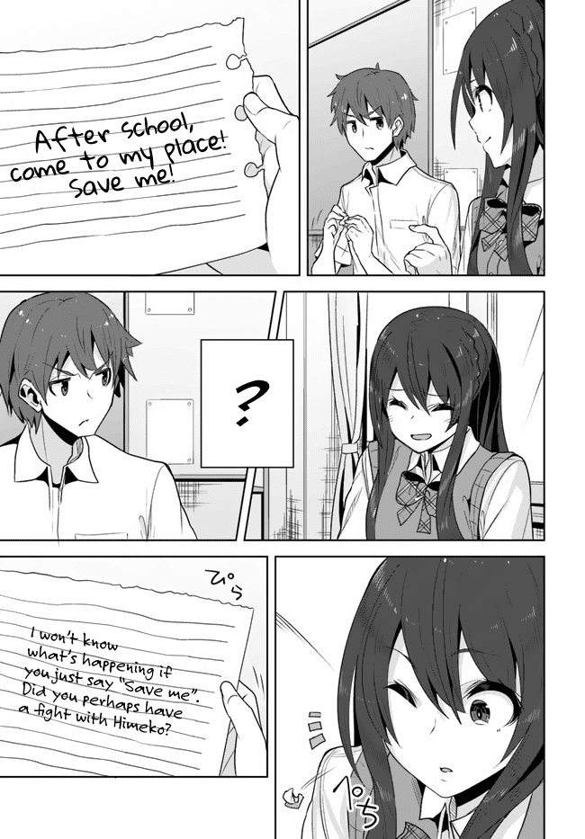 Tenkosaki: The Neat and Pretty Girl at My New School Is a Childhood Friend of Mine Who I Thought Was a Boy Chapter 7 page 3 - Chapter 7